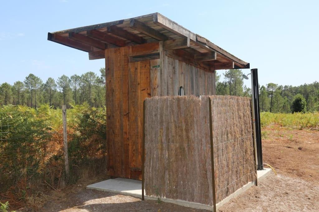 Cabane Au Coeur De La Foret Des Landes De Gascogne Belin-Beliet Экстерьер фото
